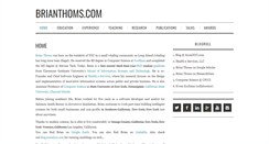 Desktop Screenshot of brianthoms.com