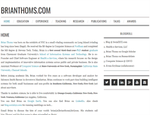 Tablet Screenshot of brianthoms.com